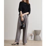 袖口ボリューム布帛切替プルオーバー | atONE | 詳細画像4 