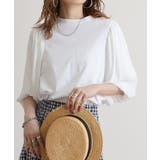 袖口ボリューム布帛切替プルオーバー | atONE | 詳細画像6 