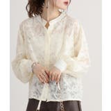 シアージャガードスタンドカラーブラウス | atONE | 詳細画像9