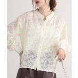 シアージャガードスタンドカラーブラウス | atONE | 詳細画像10