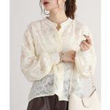 シアージャガードスタンドカラーブラウス | atONE | 詳細画像11