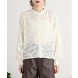 シアージャガードスタンドカラーブラウス | atONE | 詳細画像13