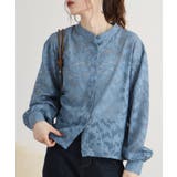 シアージャガードスタンドカラーブラウス | atONE | 詳細画像3