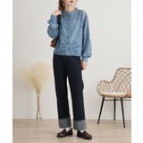 シアージャガードスタンドカラーブラウス | atONE | 詳細画像4