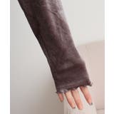 カットベロアメロークルーネックロンT | atONE | 詳細画像21