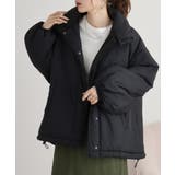 ブラック | ハイネック衿取り外し2wayブルゾン | atONE