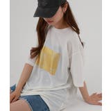 接触冷感 箔かすれプリント カノコ Tシャツ | atONE | 詳細画像8