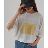 接触冷感 箔かすれプリント カノコ Tシャツ | atONE | 詳細画像10