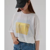 接触冷感 箔かすれプリント カノコ Tシャツ | atONE | 詳細画像11