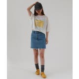 接触冷感 箔かすれプリント カノコ Tシャツ | atONE | 詳細画像13