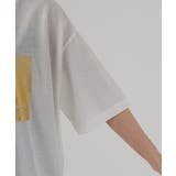 接触冷感 箔かすれプリント カノコ Tシャツ | atONE | 詳細画像19