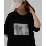 接触冷感 箔かすれプリント カノコ Tシャツ | atONE | 詳細画像4