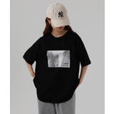 接触冷感 箔かすれプリント カノコ Tシャツ | atONE | 詳細画像5