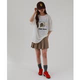 接触冷感 箔×ヴィンテージカーフォトプリント カノコ Tシャツ | atONE | 詳細画像11 