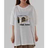 接触冷感 箔×ヴィンテージカーフォトプリント カノコ Tシャツ | atONE | 詳細画像13 