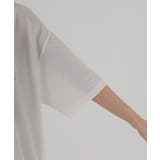接触冷感 箔×ヴィンテージカーフォトプリント カノコ Tシャツ | atONE | 詳細画像17 
