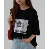 接触冷感 箔×ヴィンテージカーフォトプリント カノコ Tシャツ | atONE | 詳細画像3 