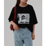 接触冷感 箔×ヴィンテージカーフォトプリント カノコ Tシャツ | atONE | 詳細画像4 