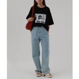 接触冷感 箔×ヴィンテージカーフォトプリント カノコ Tシャツ | atONE | 詳細画像5 