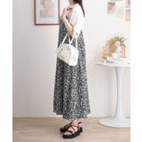 レーヨンキャミOP+ペイズリーアラベスク柄天竺Tシャツアンサンブル | atONE | 詳細画像2