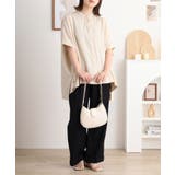 RNクールタッチ接触冷感前開きワイドブラウス | atONE | 詳細画像12 