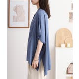 RNクールタッチ接触冷感前開きワイドブラウス | atONE | 詳細画像18 