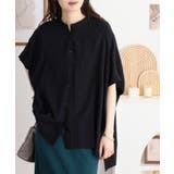 RNクールタッチ接触冷感前開きワイドブラウス | atONE | 詳細画像5 