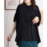 RNクールタッチ接触冷感前開きワイドブラウス | atONE | 詳細画像7 