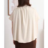 RNクールタッチ接触冷感フレアギャザーブラウス | atONE | 詳細画像19 