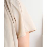 RNクールタッチ接触冷感フレアギャザーブラウス | atONE | 詳細画像22 