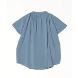 RNクールタッチ接触冷感フレアギャザーブラウス | atONE | 詳細画像24 