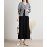 梨地カットVネックカーデ | atONE | 詳細画像9