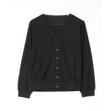 梨地カットVネックカーデ | atONE | 詳細画像20