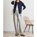 梨地カットクルーネックカーデ | atONE | 詳細画像15 