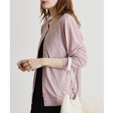 梨地カットクルーネックカーデ | atONE | 詳細画像19 