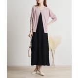 梨地カットクルーネックカーデ | atONE | 詳細画像20 