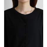 梨地カットクルーネックカーデ | atONE | 詳細画像31 