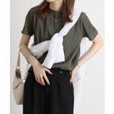 リップルストライプ半袖Tシャツ | atONE | 詳細画像12