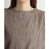 リップルストライプ半袖Tシャツ | atONE | 詳細画像32