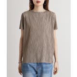 リップルストライプ半袖Tシャツ | atONE | 詳細画像33
