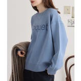 レタリングジャガードニット | atONE | 詳細画像3 