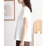 シフォンベスト＋天竺AラインシルエットTシャツアンサンブル | atONE | 詳細画像17 