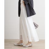 メッシュレースフレアスカート | atONE | 詳細画像8