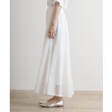 メッシュレースフレアスカート | atONE | 詳細画像14