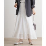 メッシュレースフレアスカート | atONE | 詳細画像7