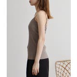 カップ付きバッククロスリブキャミソール | atONE | 詳細画像19 