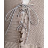 胸元レースアップギャザーオールインワン | atONE | 詳細画像16 