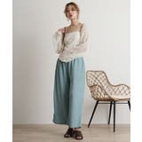 カットクレープロングパンツ | atONE | 詳細画像16