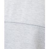 ラメ混裏毛デザインハーフスリーブプルオーバートップス | atONE | 詳細画像18 