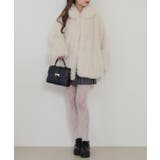 シープファーステンカラーミドル丈コート | atONE | 詳細画像12 